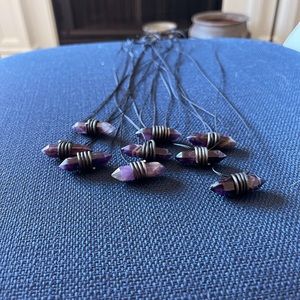 24” Natural Amethyst, Necklace unisex